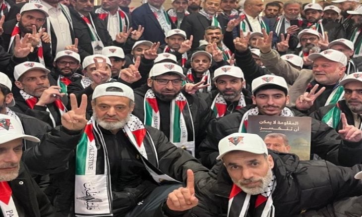 الأسرى المبعدون يصلون القاهرة وترتيبات لنقلهم إلى الجزائر وتونس